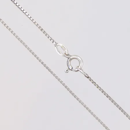 Halskedja Venezia, längd 45cm, bredd 1mm, 925/1000 silver Vikt: 2,5 g