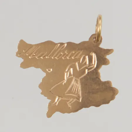 Hänge "Mallorca" 20x18mm 18K 1,3g.