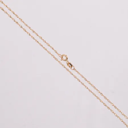 Kedja Cordell längd 41cm bredd 1,4mm Guldfynd 18K Vikt: 1,7 g