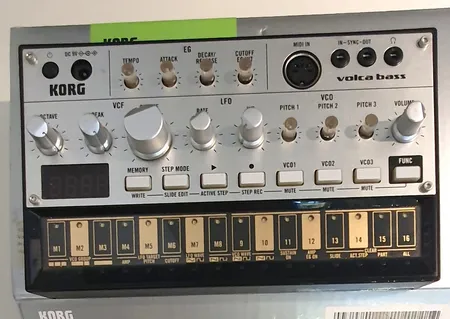 Korg Volca-bass analog bass machine Vikt: 0 g