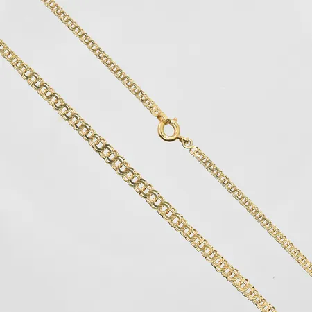 Collier Bismarck doserad längd 44cm, bredd 2-4mm, 18K. Vikt: 6,3 g