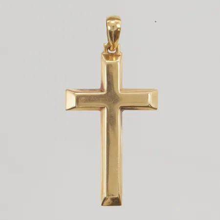 Hänge "kors" 37x21mm 18K 2,8g.