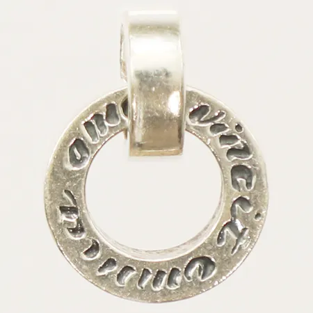 Hänge Efva Attling, Amor Vincit Omnia längd 15mm, bredd 12,9mm silver 925/1000 Vikt: 3,3 g