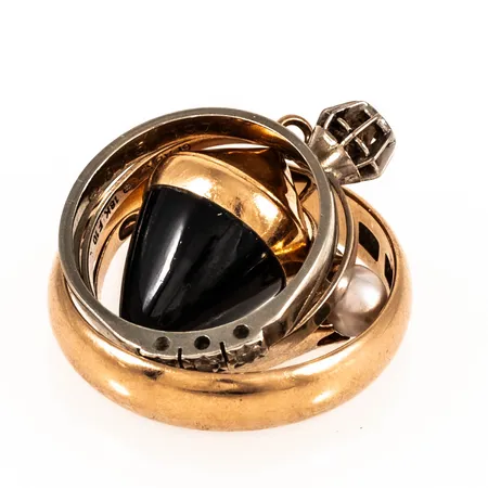 Diverse defekt/graverat guld 18K 12,4g. 