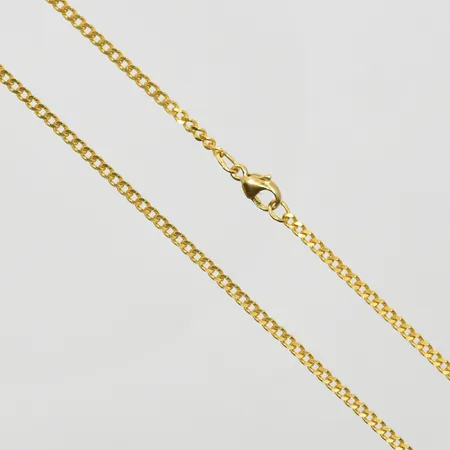 Kedja Pansar längd 61cm, bredd 2mm, 18K. Vikt: 10,4 g