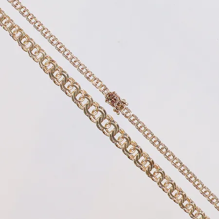 Collier doserad Bismarck 43cm bredd 3-6mm EVJ (Johansson Guldsmedsaffär) Sala, 18K Vikt: 14,1 g