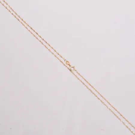 Kedja Cordell längd 45cm bredd 1,5mm Guldfynd 18K Vikt: 2,1 g