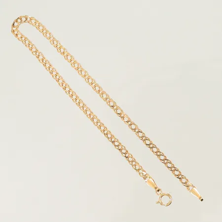 Armband längd ca 18,5cm, bredd 3mm, 18K, 1,5g Vikt: 1,5 g