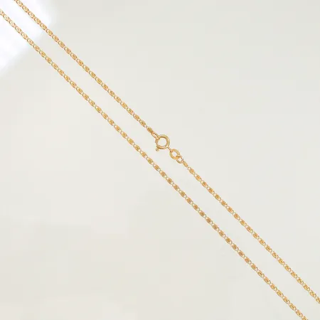 Halskedja Irrgång längd 55cm bredd 2mm, 18K 5,7g