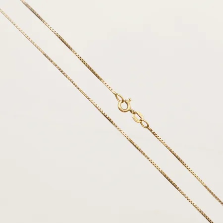 Kedja Venezia längd 51,5cm, bredd 1mm, Balestra 18K  Vikt: 3,7 g