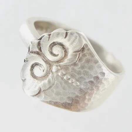 Ring stl:18¼ bredd 6-15mm nysilver