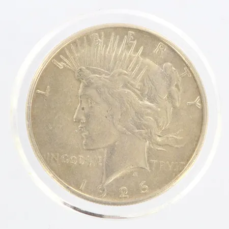 Mynt Liberty In God We Trust 1926, one dollar Ø38mm silver 900/1000 Vikt: 26,7 g