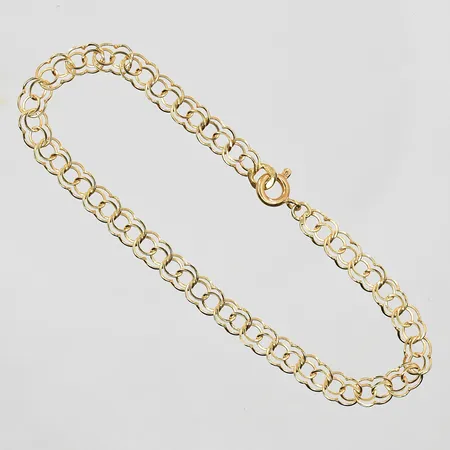 Armband längd 18cm bredd 5mm, 18K. Vikt: 3 g