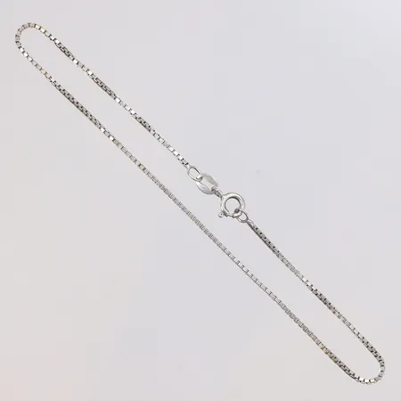 Fotlänk Singapore 24,5cm bredd 1mm silver 925/1000  Vikt: 2,3 g
