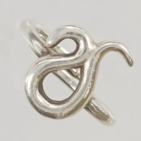Ring stl:16 justerbar storlek, 925/1000 Silver 5,6g.