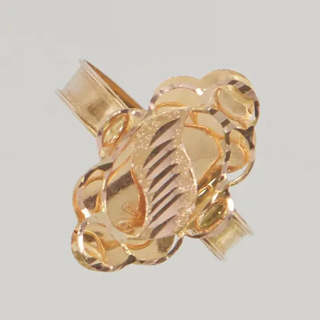 Ring skev skena 14K 0,9g.