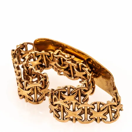 Armband defekt med namngravyr, 18K 21,8g.