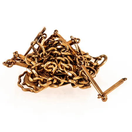 Diverse defekt guld 18K 14,5g.
