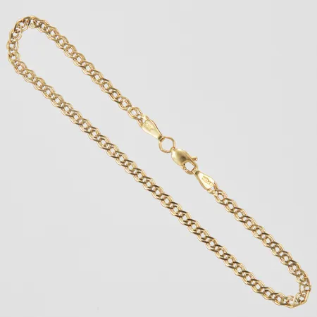 Armband längd: ca 19,5cm bredd: ca 3mm 14K  Vikt: 2,7 g