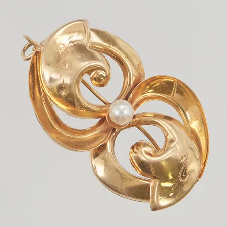 Brosch 38mm, 18K 4,1g.