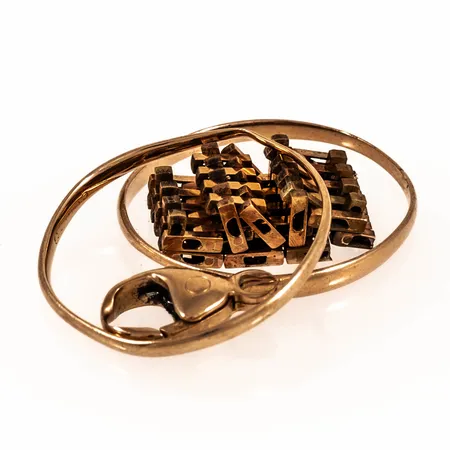 Diverse defekt guld 14K 6,7g. 