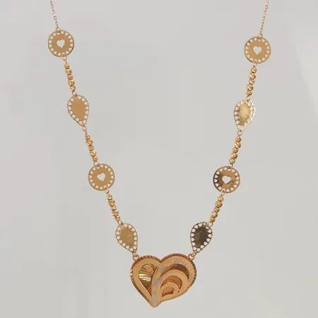 Collier 50cm 21K 10,0g.