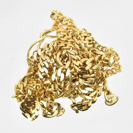 Diverse defekt guld, 18K. Vikt: 38 g
