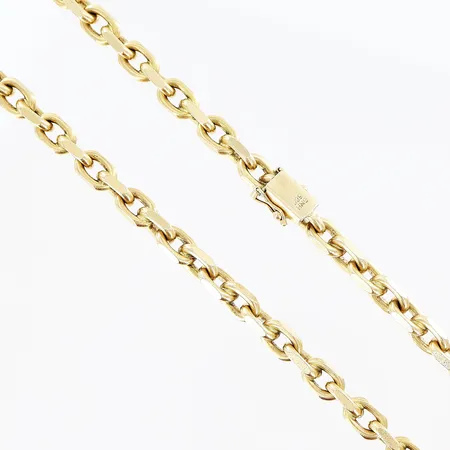 Kedja Ankar 51cm bredd 5,9mm slappt lås, 14K. Vikt: 72,9 g
