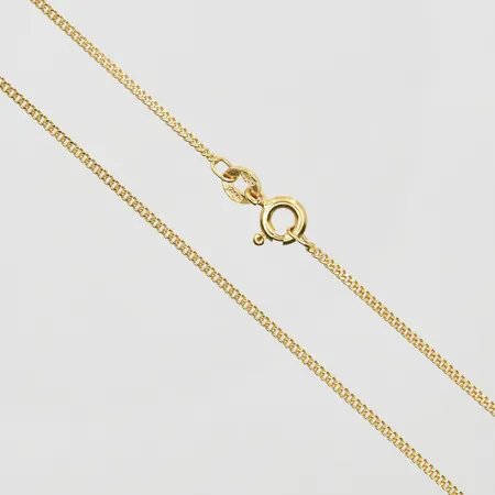 Kedja Pansar längd 60cm, bredd 1mm, 18K. Vikt: 3,3 g