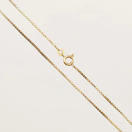 Kedja Venezia längd 43cm bredd 1,3mm 18K Vikt: 4 g