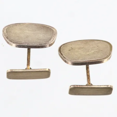 Manschettknappar 15x21mm 830/1000 silver Vikt: 12,4 g