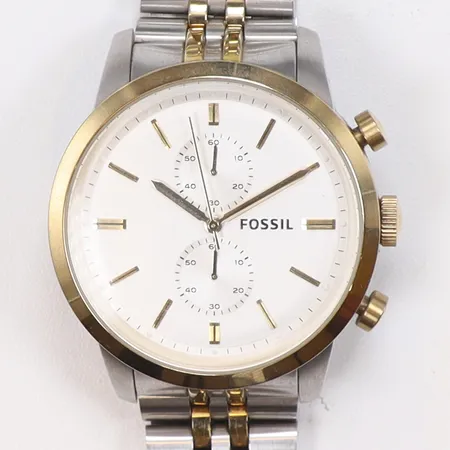 Herrur Fossil, Ø48mm, refnr:FS4785, serienr:111301, quartz, kronograf, stålband, smärre slitage, med box