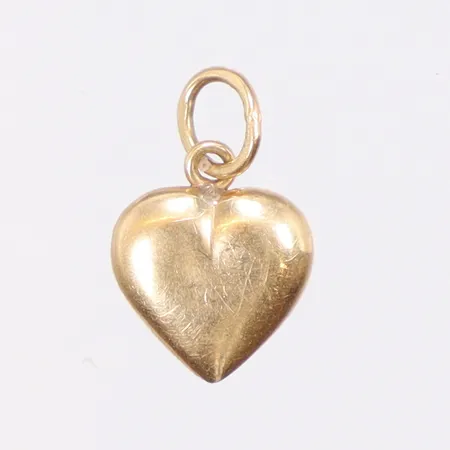 Hänge hjärta 9x12mm inklusive hängöglan 18K Vikt: 0,4 g