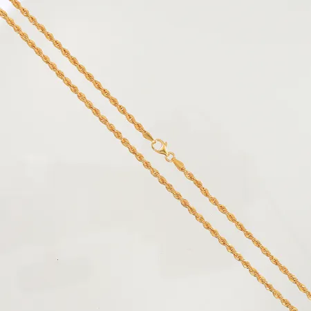 Halskedja Cordell längd 48cm bredd 3mm, 21K 5g