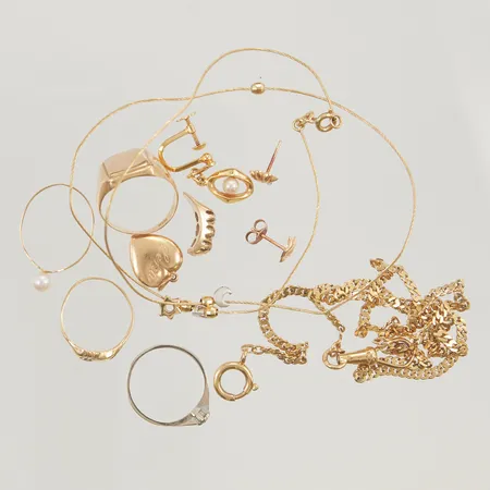 Diverse guld defekt 18K 22,6g.