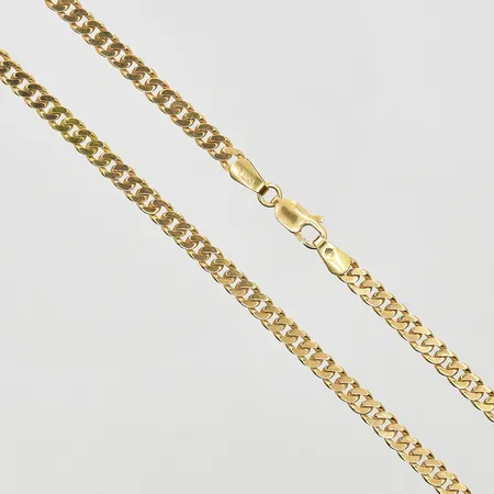 Kedja Pansar längd 69½cm, bredd 4mm, 18K. Vikt: 25,3 g