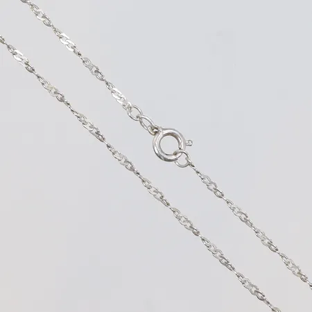 Kedja Singapore 47cm bredd 1,5mm silver 925/1000 Vikt: 1,9 g