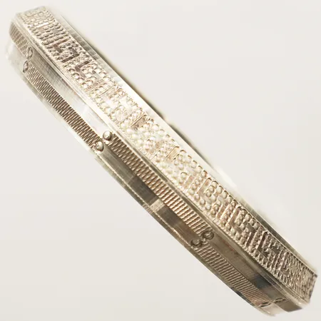 Armsmycke Sikh Kada/Kara innermått Ø64mm, bredd 14,5mm silver 925/1000 Vikt: 52 g