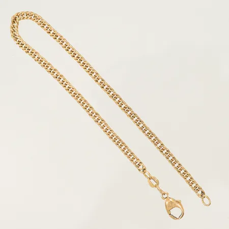 Armband pansarlänk längd 19,5cm, bredd 3mm, 18K, 6g Vikt: 5,9 g
