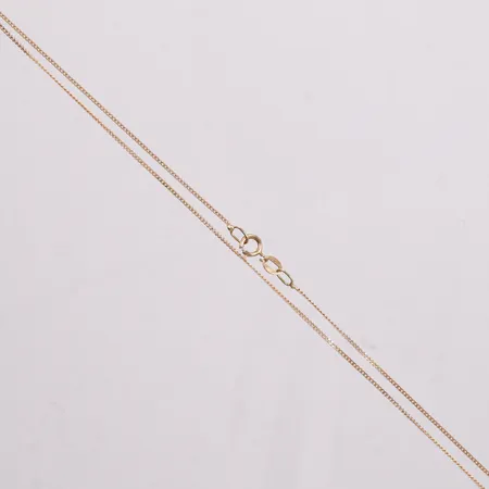 Kedja Pansar längd 36cm bredd 0,60mm 18k Vikt: 0,8 g