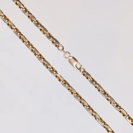 Kedja Bönlänk 52,5cm bredd 4mm GHA 18K Vikt: 13,3 g