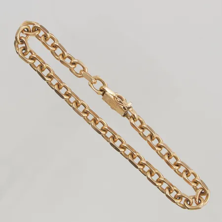 Armband ankar 28cm bredd 8mm 18K 65,0g.