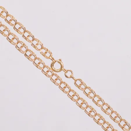 Collier Bismarck längd 43,5cm bredd 4,2mm 18K Vikt: 9 g