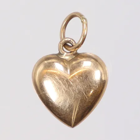 Hänge hjärta 12x21mm inklusive hängöglan 18K Vikt: 0,9 g