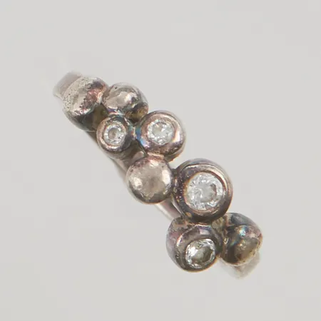 Ring stl:17 925/1000 Silver 3,2g.