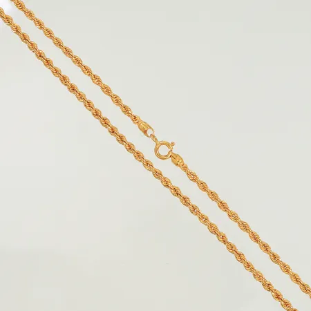 Halskedja Cordell, längd 50cm, bredd 2mm, 21K, 6,3g Vikt: 6,3 g