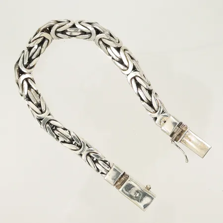 Armlänk Kejsare längd 21cm bredd/tjocklek 8mm, silver 925/1000-delar 79,2g