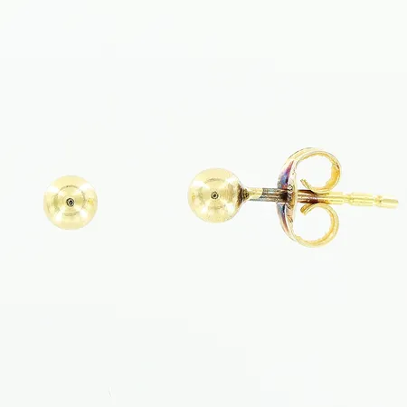 Örhängen kulor Ø2,9mm, udda stopp, 18K. Vikt: 0,4 g