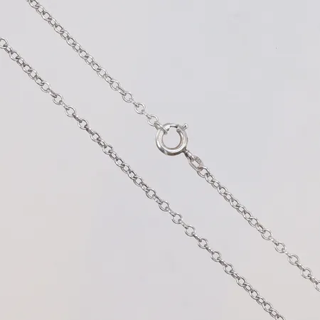 Halskedja Ankar, längd 52,5cm, bredd 2mm, 925/1000 silver Vikt: 3,9 g