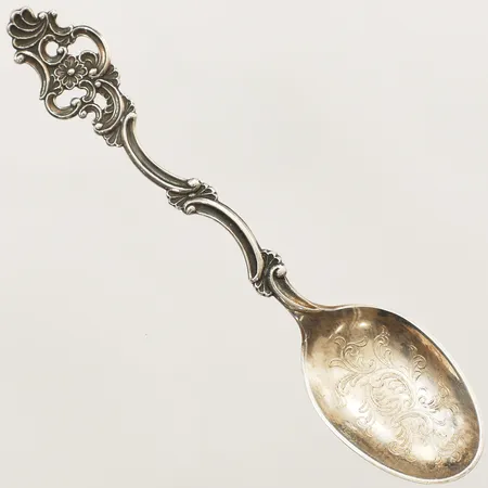 En kaffesked längd 11,5cm silver 830/1000 Vikt: 10 g